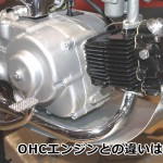 初代モンキーや初代カブに採用のOHVエンジン