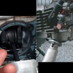 モンキーのエンジン - オイル漏れの修正作業